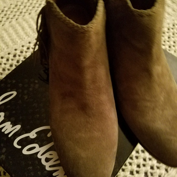 Sam Edelman Shoes - NWB SAM EDELMAN MOSS GREEN SUEDE ANKLE BOOTS